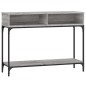 vidaXL Tavolino Consolle Grigio Sonoma 100x30,5x75cm Legno Multistrato vidaXL Tavolino Consolle Grigio Sonoma 100x30,5x75cm Legno Multistrato