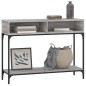 vidaXL Tavolino Consolle Grigio Sonoma 100x30,5x75cm Legno Multistrato vidaXL Tavolino Consolle Grigio Sonoma 100x30,5x75cm Legno Multistrato