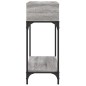 vidaXL Tavolino Consolle Grigio Sonoma 100x30,5x75cm Legno Multistrato vidaXL Tavolino Consolle Grigio Sonoma 100x30,5x75cm Legno Multistrato