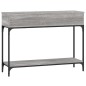 vidaXL Tavolino Consolle Grigio Sonoma 100x30,5x75cm Legno Multistrato vidaXL Tavolino Consolle Grigio Sonoma 100x30,5x75cm Legno Multistrato