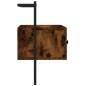 vidaXL Mobile TV a Muro Rovere Fumo 60,5x30x51 cm in Legno Multistrato vidaXL Mobile TV a Muro Rovere Fumo 60,5x30x51 cm in Legno Multistrato
