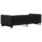 vidaXL Divano Letto con Letto Estraibile Nero 90x190 cm in Tessuto vidaXL Divano Letto con Letto Estraibile Nero 90x190 cm in Tessuto