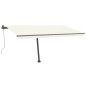 Tenda Retrattile Automatica Autoportante 400x300 cm Crema Tenda Retrattile Automatica Autoportante 400x300 cm Crema