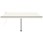 Tenda Retrattile Automatica Autoportante 400x300 cm Crema Tenda Retrattile Automatica Autoportante 400x300 cm Crema
