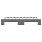vidaXL Divano Letto con Letto Estraibile Grigio Scuro 90x190cm Tessuto vidaXL Divano Letto con Letto Estraibile Grigio Scuro 90x190cm Tessuto