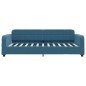 vidaXL Divano Letto con Letto Estraibile Blu 80x200 cm in Velluto vidaXL Divano Letto con Letto Estraibile Blu 80x200 cm in Velluto