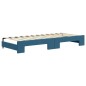 vidaXL Divano Letto con Letto Estraibile Blu 80x200 cm in Velluto vidaXL Divano Letto con Letto Estraibile Blu 80x200 cm in Velluto