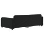 vidaXL Divano Letto con Letto Estraibile Nero 100x200 cm in Velluto vidaXL Divano Letto con Letto Estraibile Nero 100x200 cm in Velluto