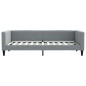 vidaXL Divano Letto con Letto Estraibile Grigio Chiaro 90x200 Tessuto