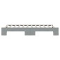 vidaXL Divano Letto con Letto Estraibile Grigio Chiaro 90x200 Tessuto vidaXL Divano Letto con Letto Estraibile Grigio Chiaro 90x200 Tessuto
