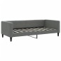 vidaXL Divano Letto con Letto Estraibile Grigio Scuro 90x190cm Tessuto