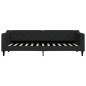 vidaXL Divano Letto con Letto Estraibile Nero 80x200 Tessuto vidaXL Divano Letto con Letto Estraibile Nero 80x200 Tessuto