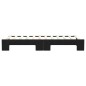 vidaXL Divano Letto con Letto Estraibile Nero 80x200 Tessuto vidaXL Divano Letto con Letto Estraibile Nero 80x200 Tessuto