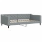 vidaXL Divano Letto con Letto Estraibile Grigio Chiaro 100x200 Tessuto vidaXL Divano Letto con Letto Estraibile Grigio Chiaro 100x200 Tessuto