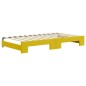 vidaXL Divano Letto con Letto Estraibile Giallo 100x200 cm in Velluto vidaXL Divano Letto con Letto Estraibile Giallo 100x200 cm in Velluto