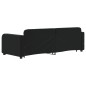 vidaXL Divano Letto con Letto Estraibile Nero 80x200 cm in Velluto