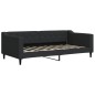 vidaXL Divano Letto con Letto Estraibile Nero 90x190 cm in Tessuto vidaXL Divano Letto con Letto Estraibile Nero 90x190 cm in Tessuto