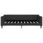 vidaXL Divano Letto con Letto Estraibile Nero 90x190 cm in Tessuto vidaXL Divano Letto con Letto Estraibile Nero 90x190 cm in Tessuto