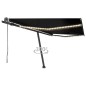 Tenda Automatica con Sensore Vento e LED 400x300 cm Antracite Tenda Automatica con Sensore Vento e LED 400x300 cm Antracite