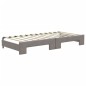 vidaXL Divano Letto Estraibile con Cassetti Tortora 90x200 cm Tessuto vidaXL Divano Letto Estraibile con Cassetti Tortora 90x200 cm Tessuto