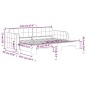 vidaXL Divano Letto con Letto Estraibile Giallo 80x200 cm in Velluto vidaXL Divano Letto con Letto Estraibile Giallo 80x200 cm in Velluto