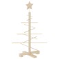 vidaXL Albero di Natale Decorativo in Legno 75 cm Legno Massello Pino vidaXL Albero di Natale Decorativo in Legno 75 cm Legno Massello Pino
