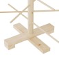 vidaXL Albero di Natale Decorativo in Legno 75 cm Legno Massello Pino vidaXL Albero di Natale Decorativo in Legno 75 cm Legno Massello Pino