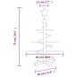 vidaXL Albero di Natale Decorativo in Legno 75 cm Legno Massello Pino vidaXL Albero di Natale Decorativo in Legno 75 cm Legno Massello Pino