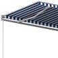 Tenda da Sole Autoportante Automatica 450x300 cm Blu Bianca Tenda da Sole Autoportante Automatica 450x300 cm Blu Bianca