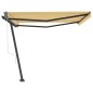 Tenda da Sole Autoportante Automatica 450x300 cm Gialla Bianca Tenda da Sole Autoportante Automatica 450x300 cm Gialla Bianca