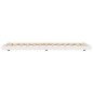 vidaXL Giroletto senza Materasso Bianco 90x200 cm Legno Massello Pino vidaXL Giroletto senza Materasso Bianco 90x200 cm Legno Massello Pino