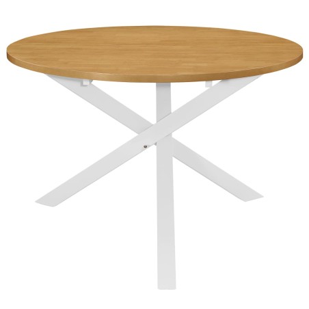 vidaXL Set per Sala da Pranzo 5 pz in MDF Bianco