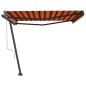 Tenda da Sole Autoportante Automatica 450x300cm Arancio Marrone Tenda da Sole Autoportante Automatica 450x300cm Arancio Marrone