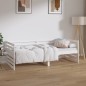 vidaXL Dormeuse Bianca 80x200 cm in Legno Massello di Pino vidaXL Dormeuse Bianca 80x200 cm in Legno Massello di Pino