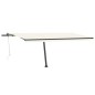 Tenda Automatica Sensore Vento e LED 500x300 cm Crema Tenda Automatica Sensore Vento e LED 500x300 cm Crema