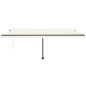 Tenda Automatica Sensore Vento e LED 500x300 cm Crema Tenda Automatica Sensore Vento e LED 500x300 cm Crema