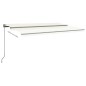 Tenda Automatica Sensore Vento e LED 500x300 cm Crema Tenda Automatica Sensore Vento e LED 500x300 cm Crema