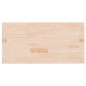 vidaXL Piano Bagno 80x40x2,5 cm in Legno Massello Non Trattato
