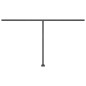 Tenda da Sole Retrattile Manuale LED 400x350 cm Gialla Bianca