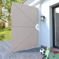 vidaXL Tenda Laterale per Terrazza Pieghevole Crema 240x160 cm vidaXL Tenda Laterale per Terrazza Pieghevole Crema 240x160 cm