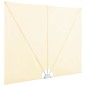vidaXL Tenda Laterale per Terrazza Pieghevole Crema 240x160 cm vidaXL Tenda Laterale per Terrazza Pieghevole Crema 240x160 cm