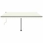 vidaXL Tenda da Sole Automatica Autoportante 400x350 cm Crema vidaXL Tenda da Sole Automatica Autoportante 400x350 cm Crema
