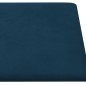 Pannelli Murali 12 pz Blu 90x15 cm Velluto 1,62 m² Pannelli Murali 12 pz Blu 90x15 cm Velluto 1,62 m²