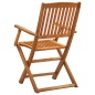 Sedie da Giardino Pieghevoli 2 pz in Legno Massello d'Acacia Sedie da Giardino Pieghevoli 2 pz in Legno Massello d'Acacia