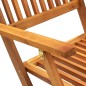 Sedie da Giardino Pieghevoli 2 pz in Legno Massello d'Acacia Sedie da Giardino Pieghevoli 2 pz in Legno Massello d'Acacia