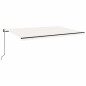 Tenda Automatica Sensore Vento e LED 500x300 cm Crema Tenda Automatica Sensore Vento e LED 500x300 cm Crema