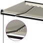 Tenda Automatica Sensore Vento e LED 500x300 cm Crema Tenda Automatica Sensore Vento e LED 500x300 cm Crema