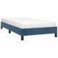 vidaXL Giroletto Blu Scuro 100x200 cm in Velluto vidaXL Giroletto Blu Scuro 100x200 cm in Velluto