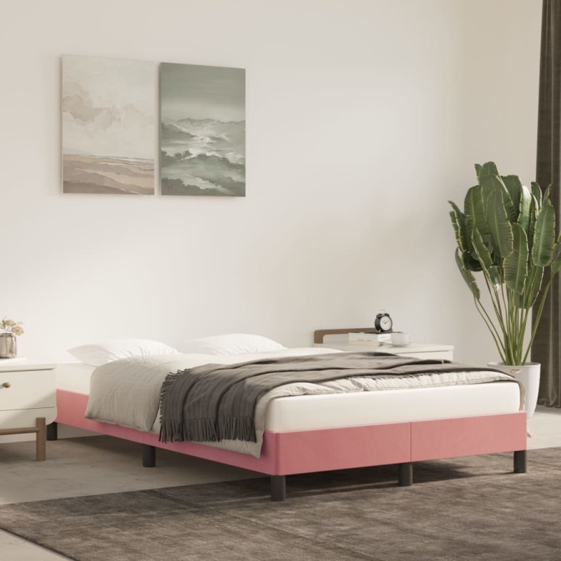 vidaXL Giroletto Rosa 120x200 cm in Velluto vidaXL Giroletto Rosa 120x200 cm in Velluto