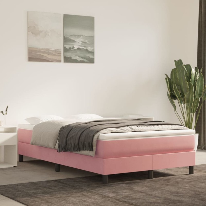 vidaXL Giroletto Rosa 120x200 cm in Velluto vidaXL Giroletto Rosa 120x200 cm in Velluto